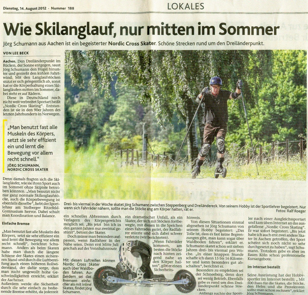 Zeitungsbericht